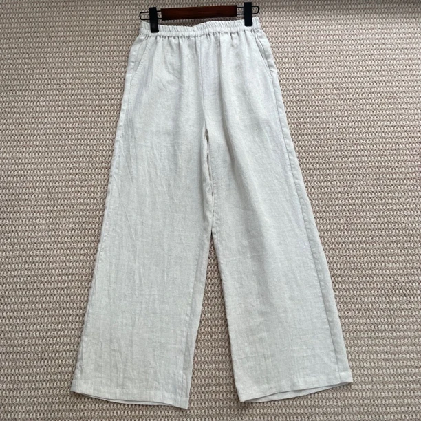 21支雨露汉麻薄款直筒裤九分裤A-765