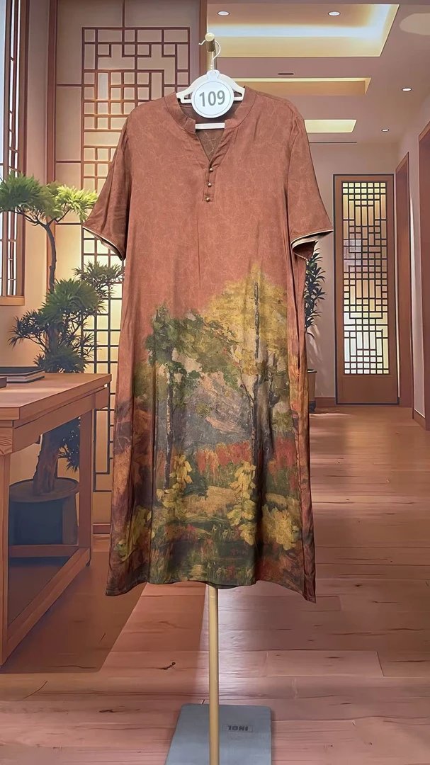 109高端时尚连衣裙优雅显气质