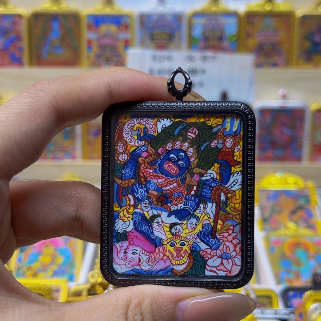 吊坠大黑天纯手绘福利