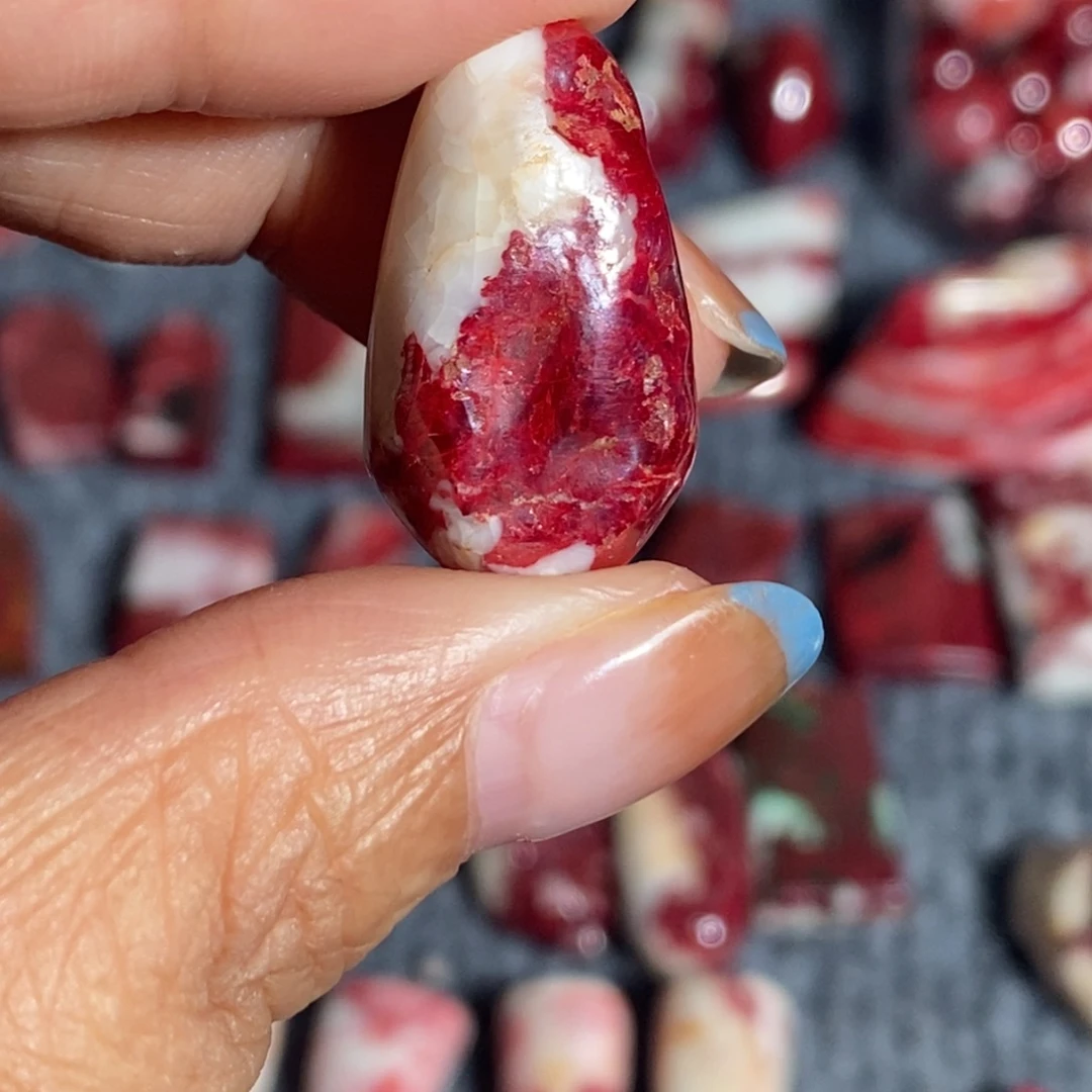 风***.天然辰砂天然朱砂原石原矿晶体随形