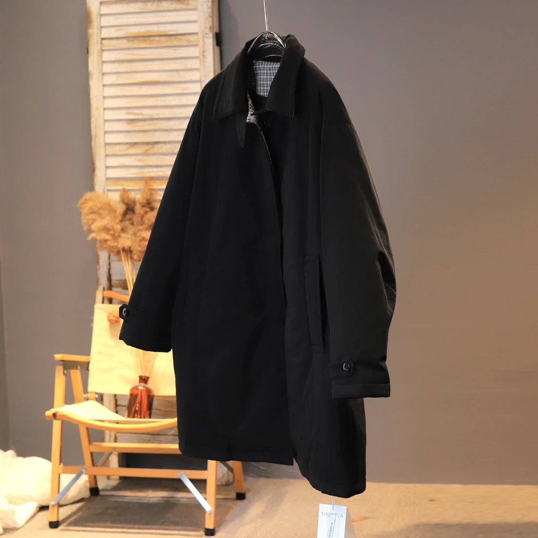 新款冬装2025韩版宽松大码胖MM棉衣舒适经典纯色夹棉中长款棉服潮