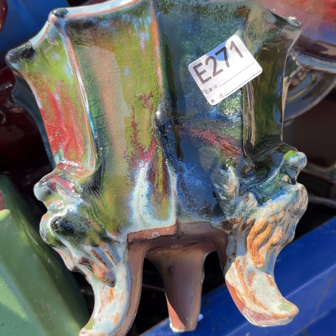 张***軒紫砂花盆271瑕疵品