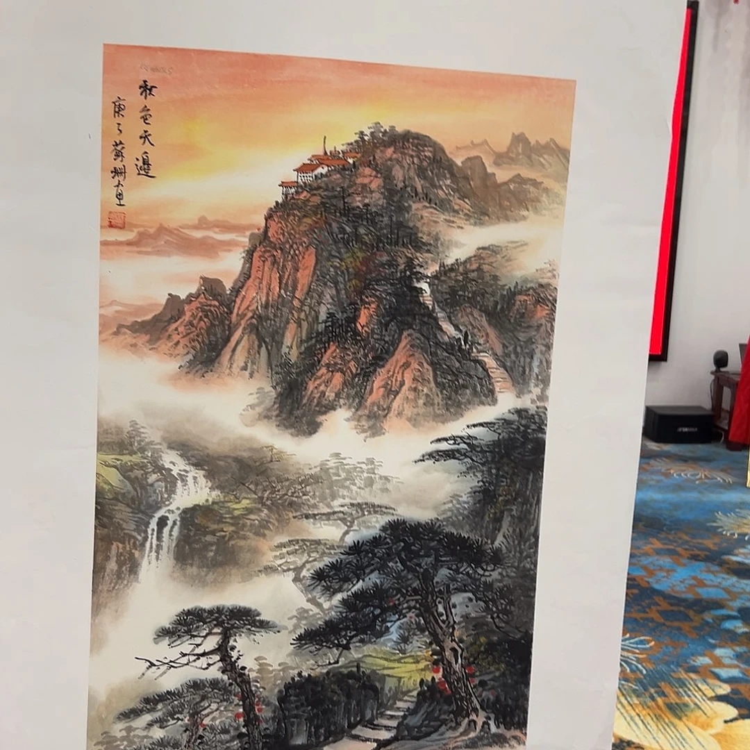 国画苏珊画家作品展作