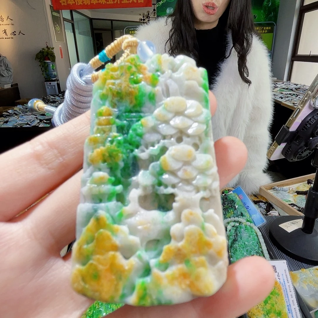 颈饰未镶嵌翡翠翡翠