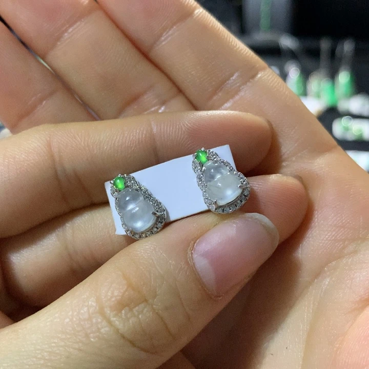 翡翠银S925镶嵌戒指