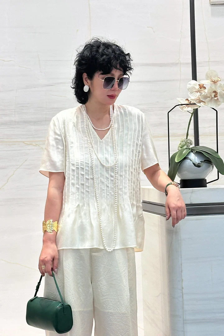 时尚休闲女士夏季纯色衬衫/T1234/T1207