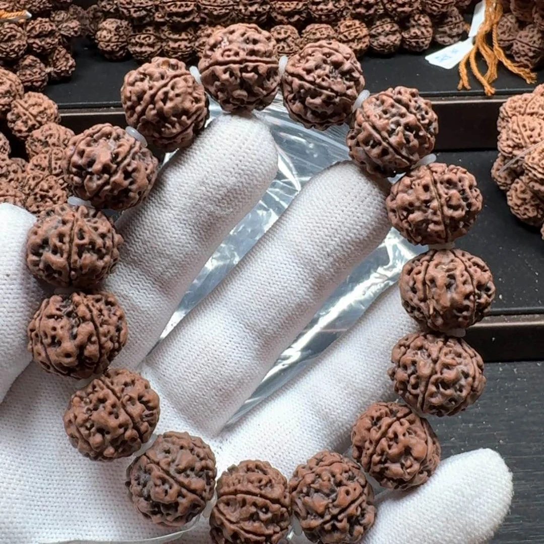 金刚菩提手串18红皮六瓣
