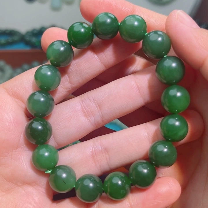 和田玉未镶嵌手链卡12