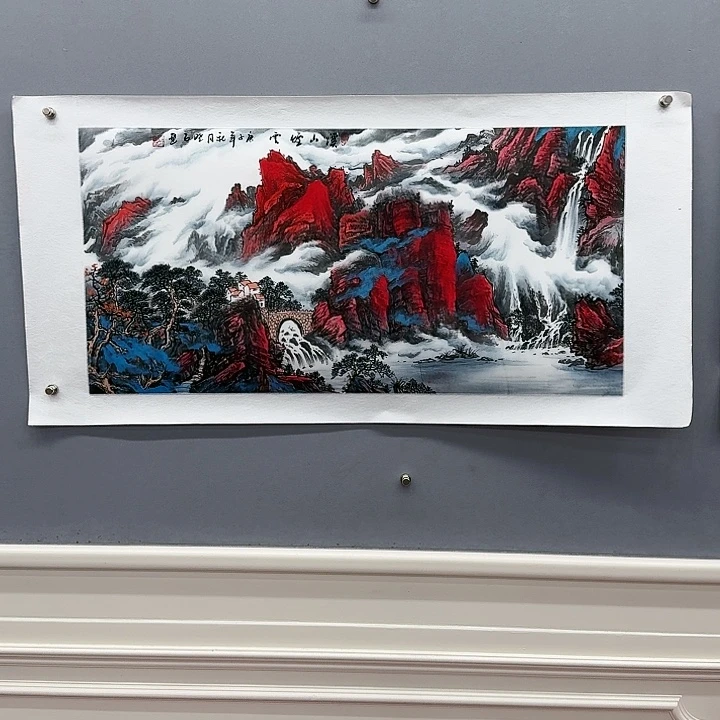 国画书法作品多次参加