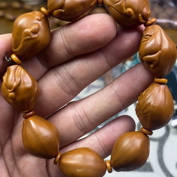 橄榄核手串/手链橄榄核雕工艺手串