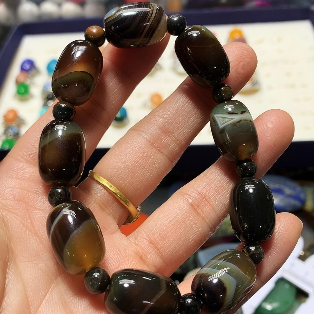 未镶嵌手串玛瑙/玉髓