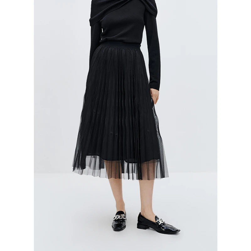 【许半夏推荐】纳俪商场同款中裙N23083E01159