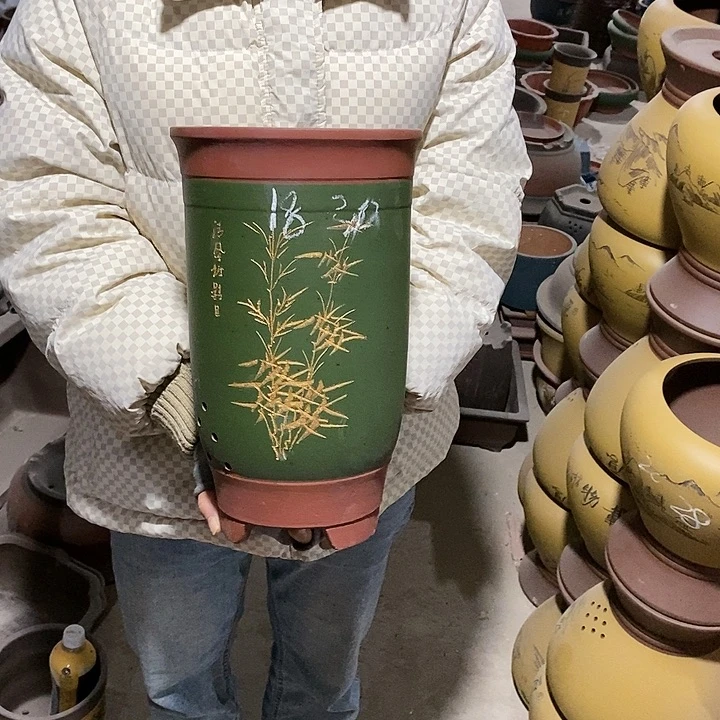 紫砂花盆紫砂花盆