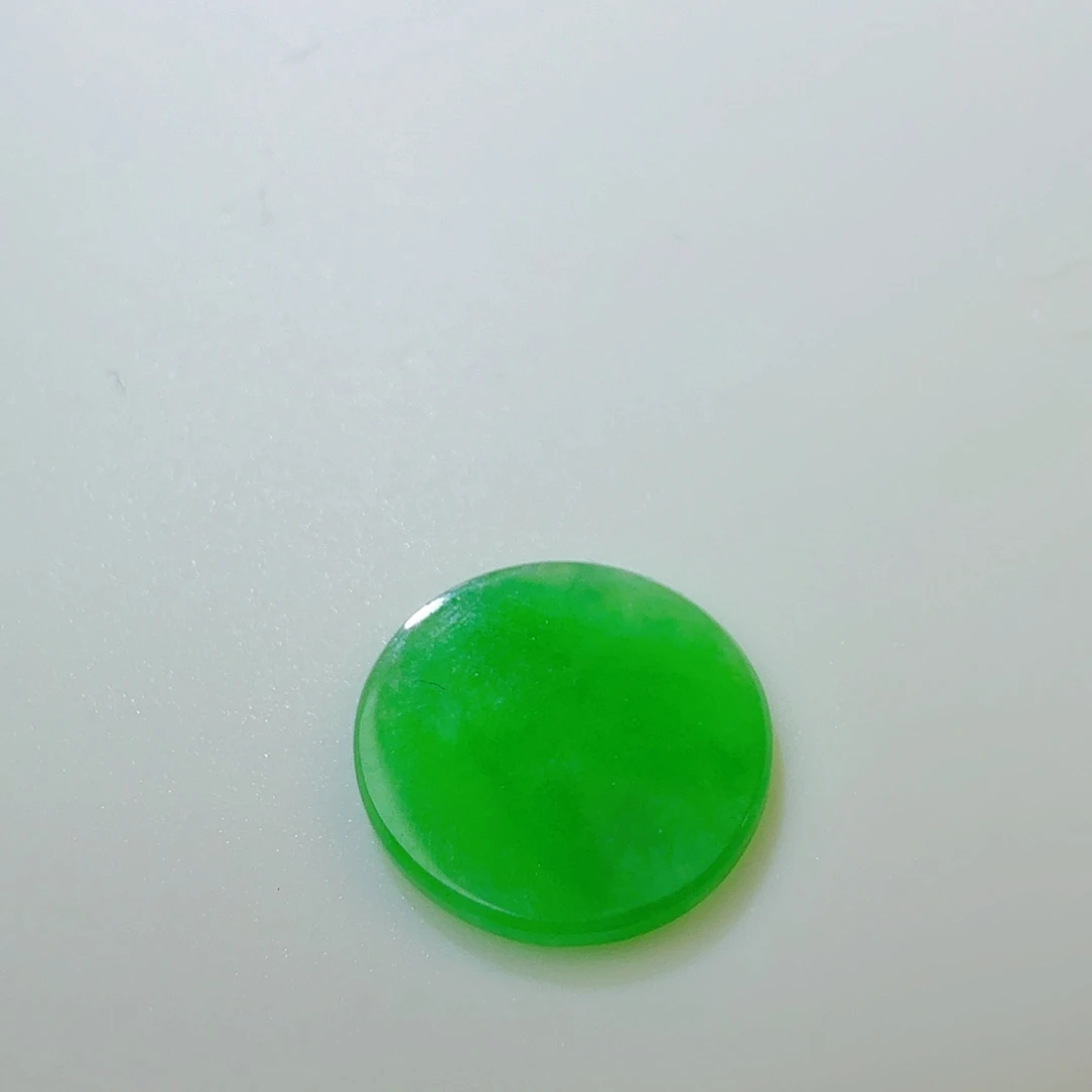 翡翠裸石无事圆牌