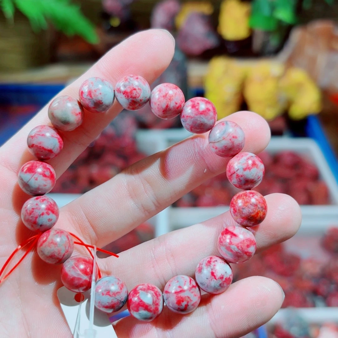 天然辰砂天然辰砂原石手串