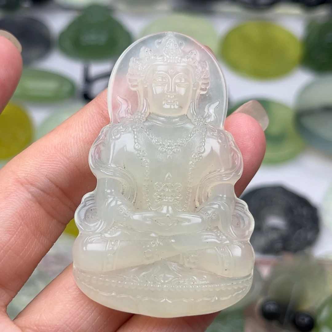 未镶嵌蛇纹石玉其它有黑点介意勿拍