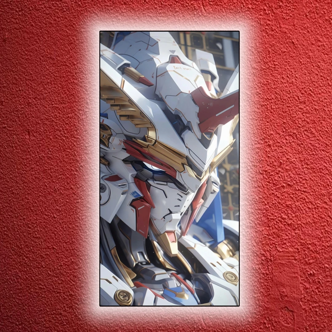 [F6]高达装饰画墙贴卧室宿舍背景墙贴动漫高清墙面PVC40*80