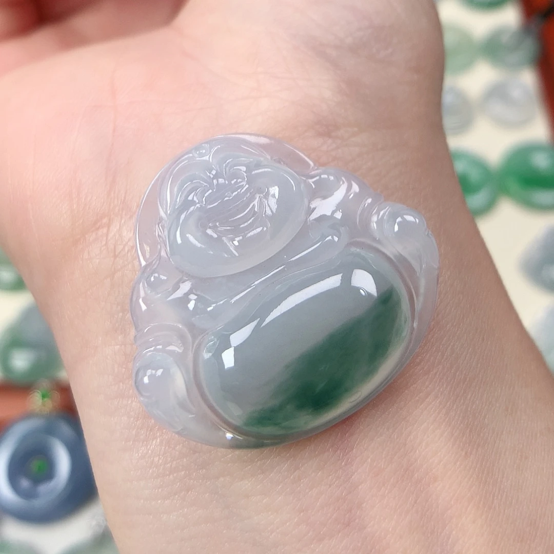 翡翠未镶嵌颈饰吊坠