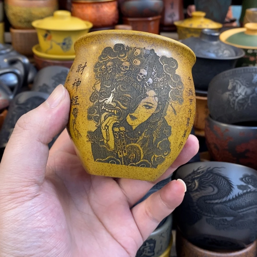 宜兴全手工紫砂杯