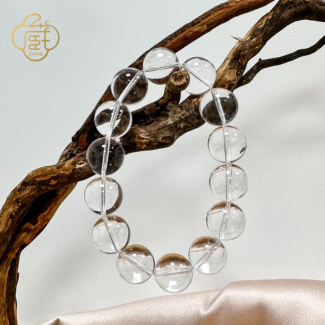 天然水晶99%净体白水晶手串