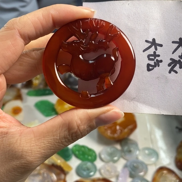 玛瑙/玉髓吊坠(不含链)未镶嵌