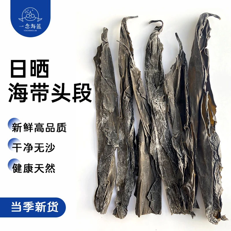 一念海蓝霞浦特产干海带头段 日晒原生态出口级 无泥沙