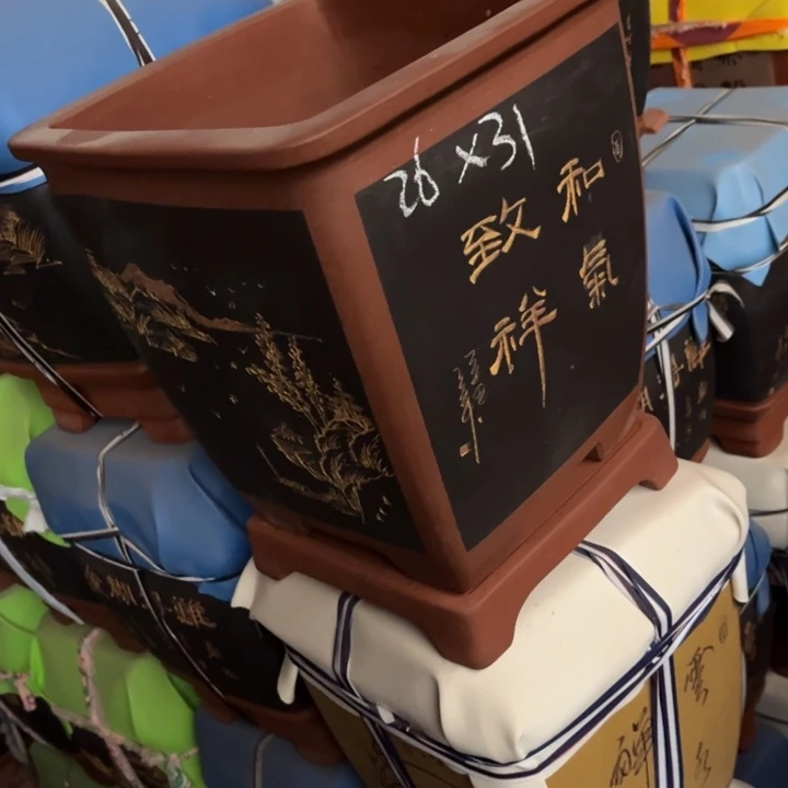 紫砂花盆紫砂花盆