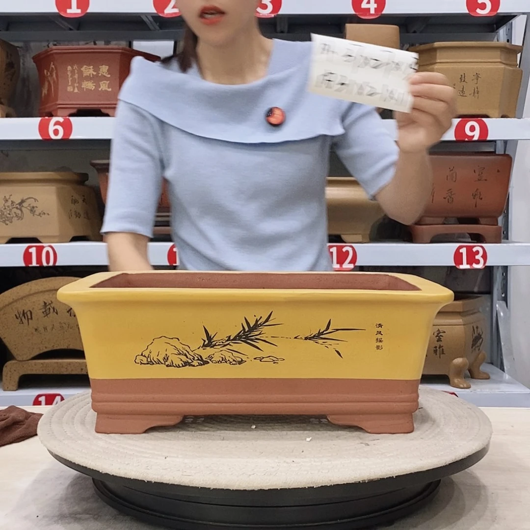 紫砂花盆紫砂花盆