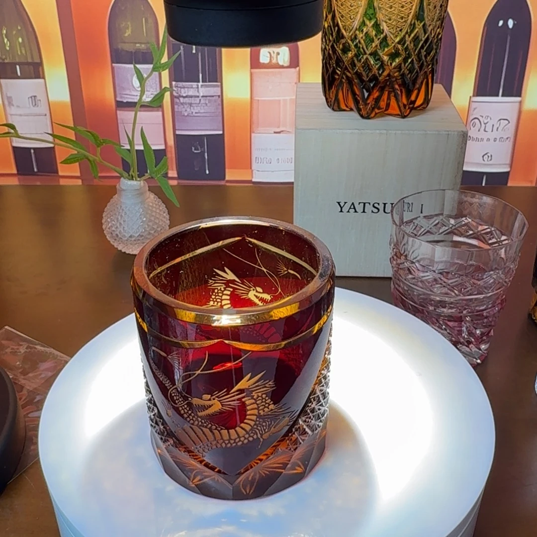 水晶玻璃吸管款水晶杯