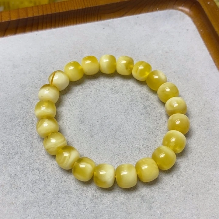 裸石蜜蜡未镶嵌手串