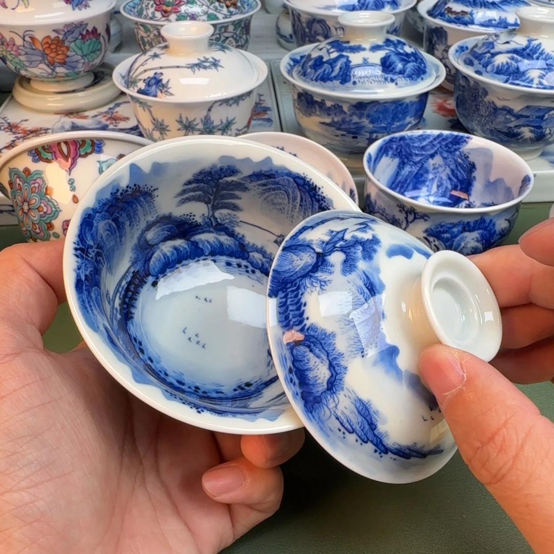 陶纯手工纯手绘茶具392