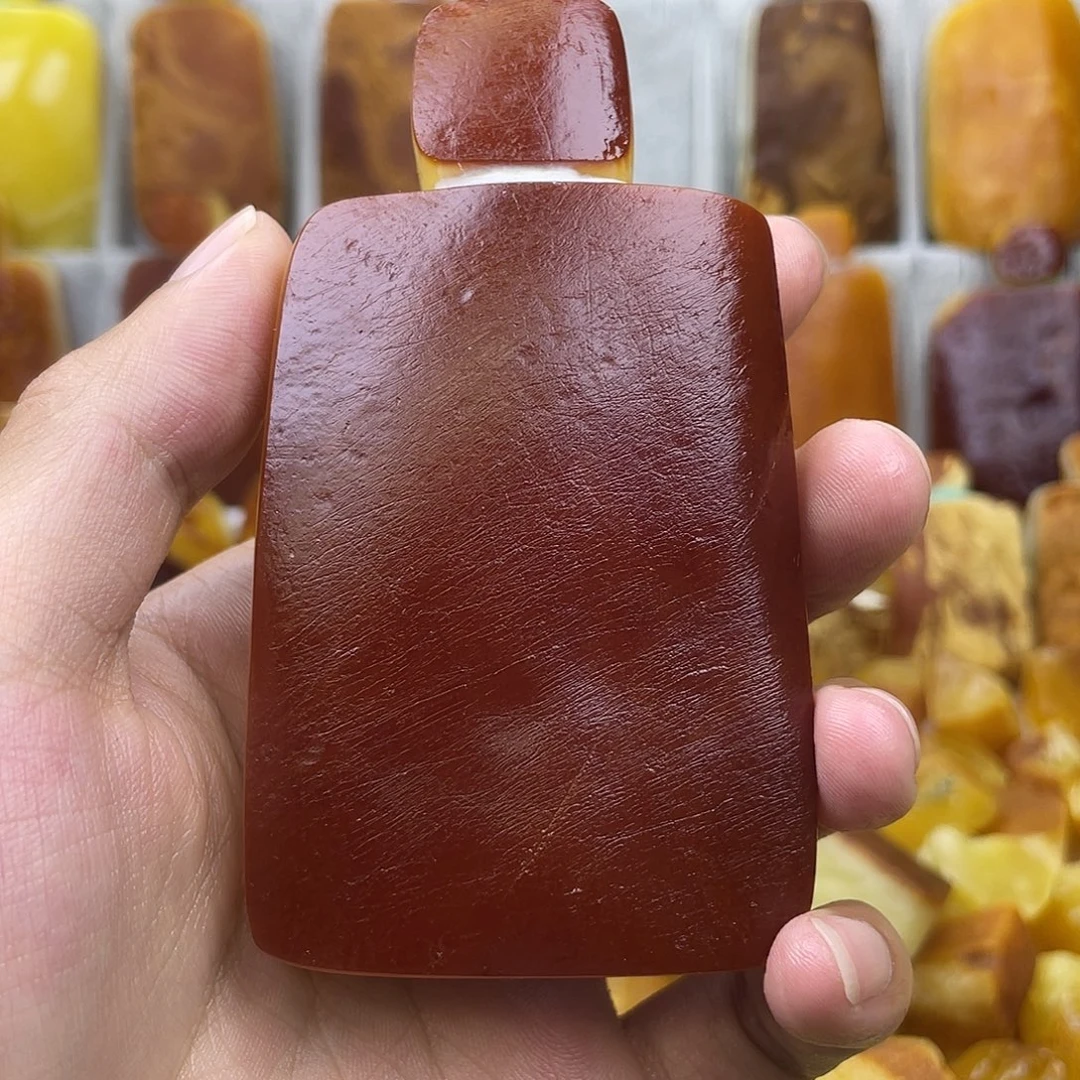 玩***玩未镶嵌定制琥珀牌子