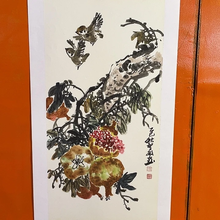 国画张圣敏先生纯手绘作品