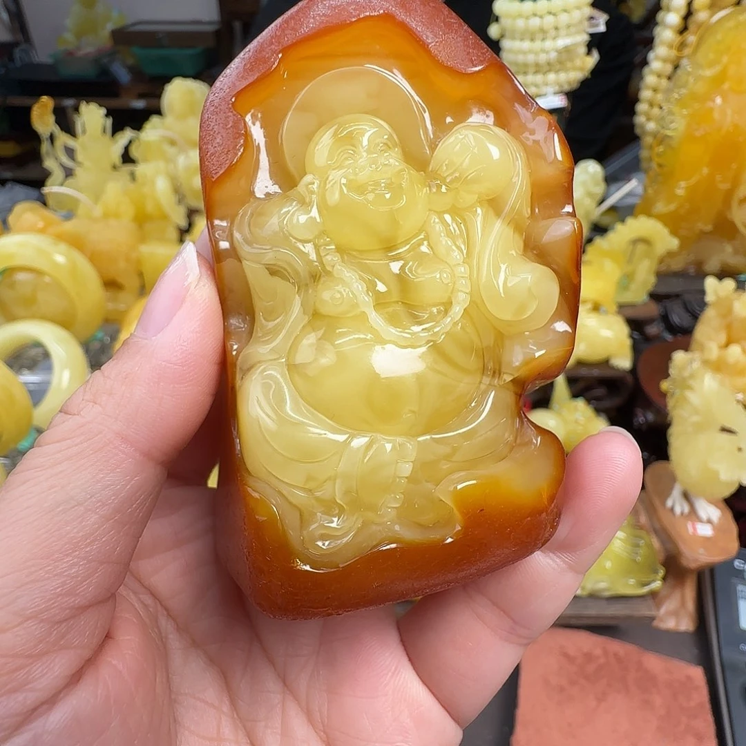 蜜蜡未镶嵌珠宝奇石