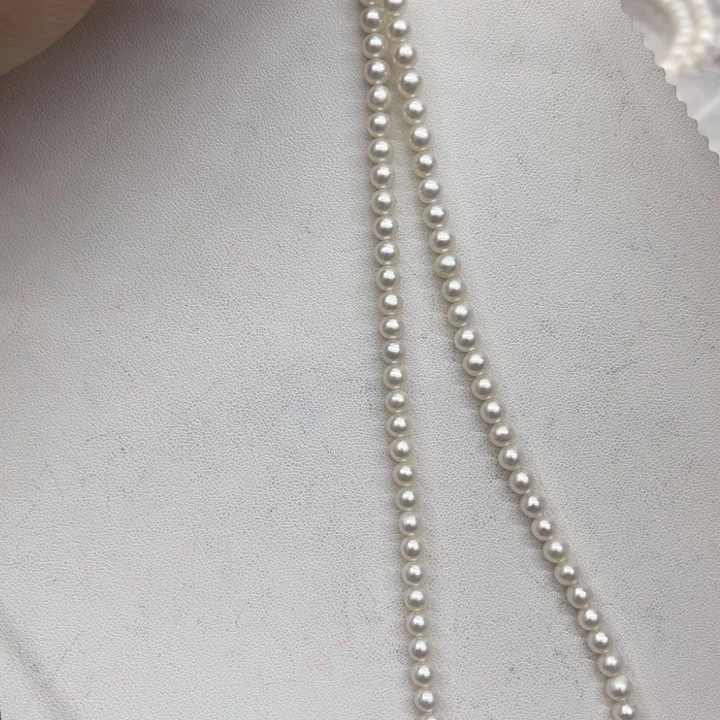 淡水珍珠银S925镶嵌颈饰001140