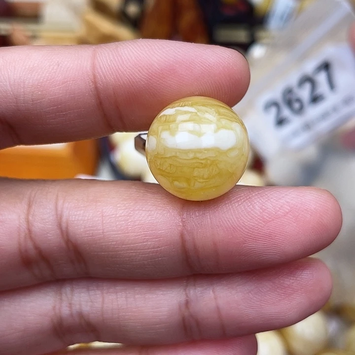 蜜蜡未镶嵌珠宝奇石粉17.2虎皮