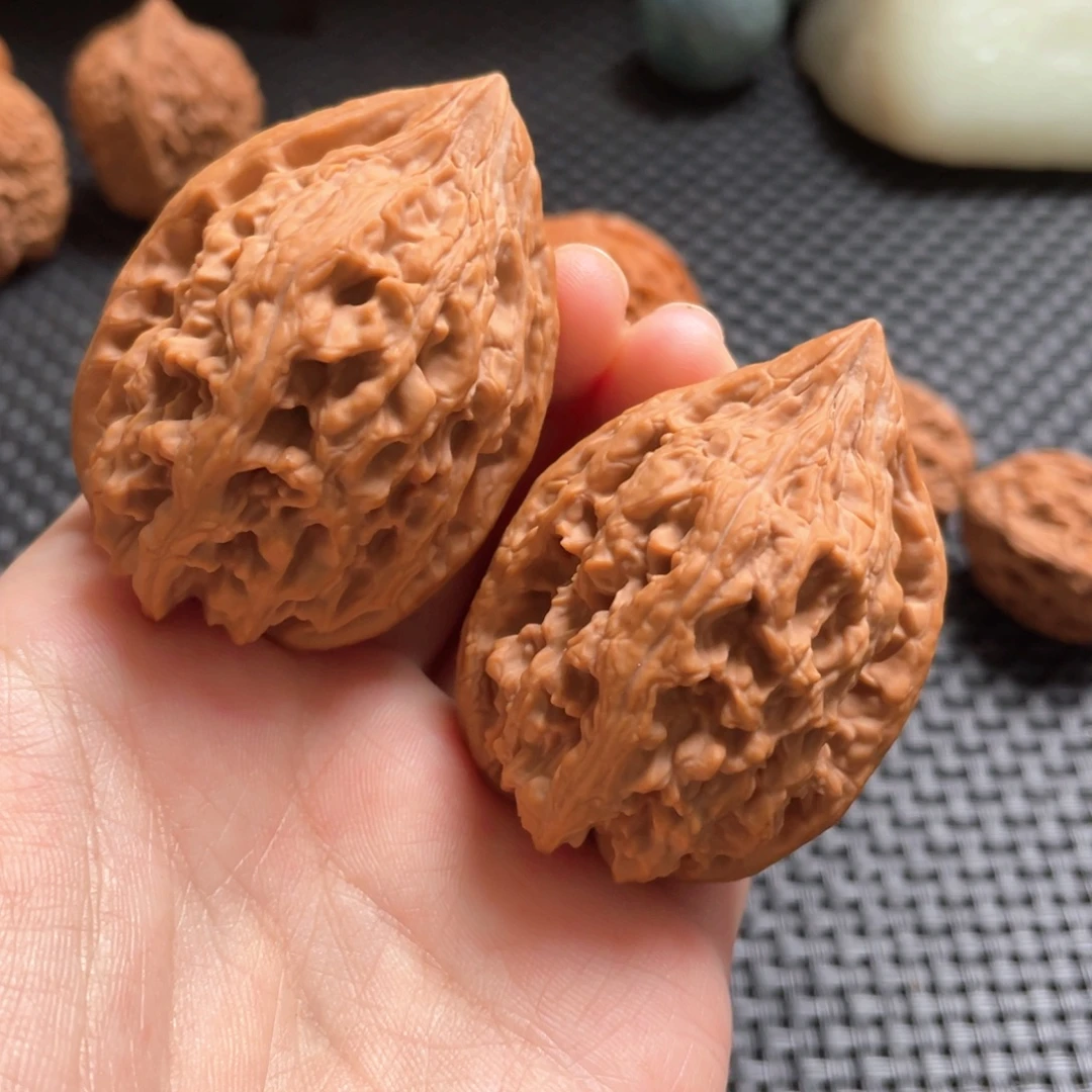 文玩核桃吊坠大沽石39+全品