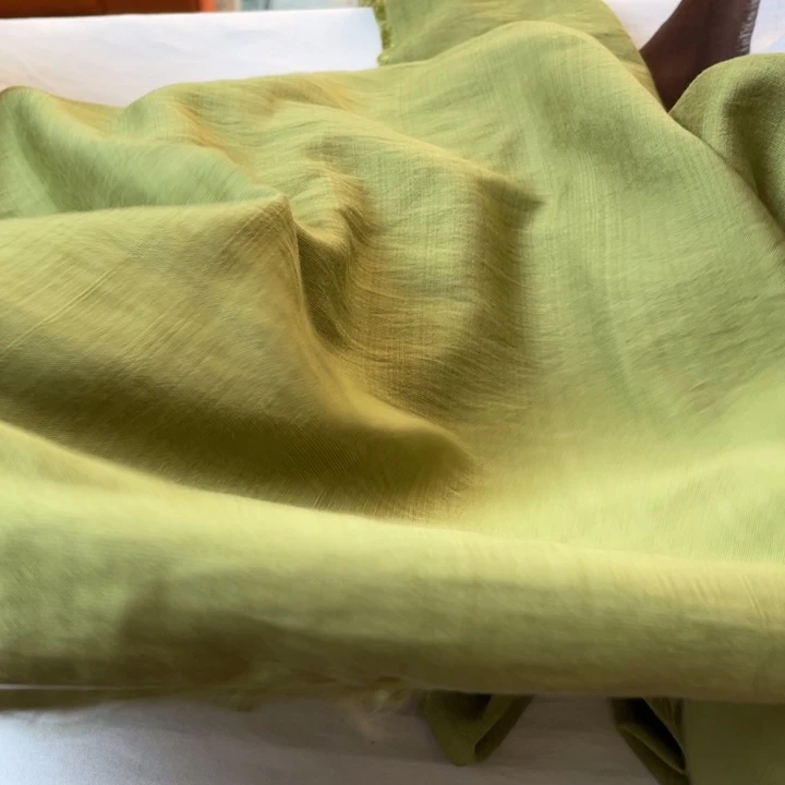 浅绿棉麻2米。