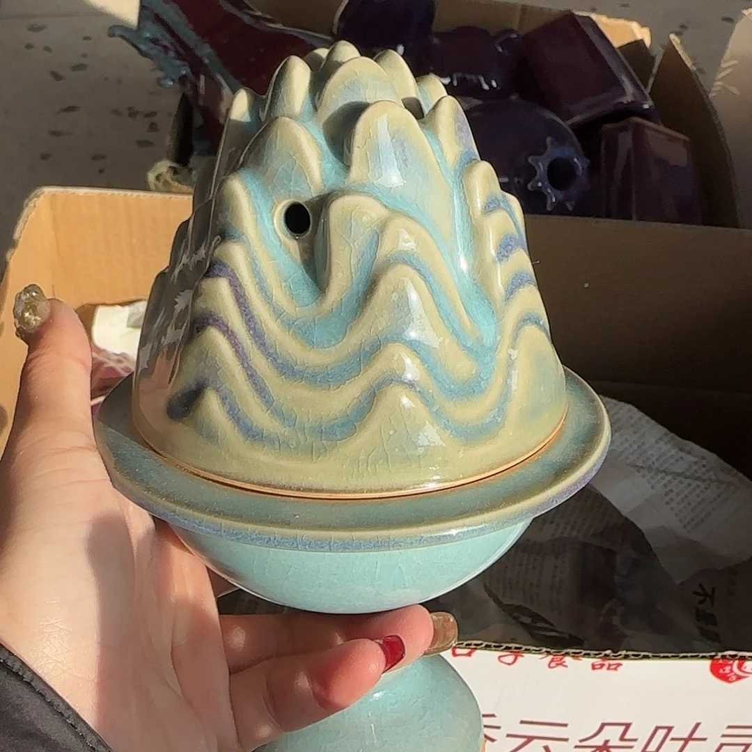 陶摆件郑家钧窑摆件