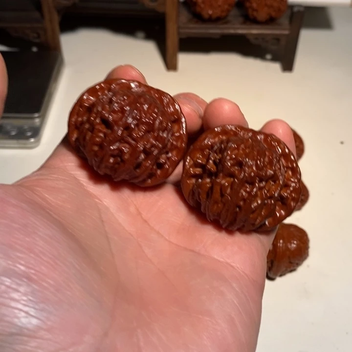 吊坠猴头核桃铜****子四座楼7WCH#00#