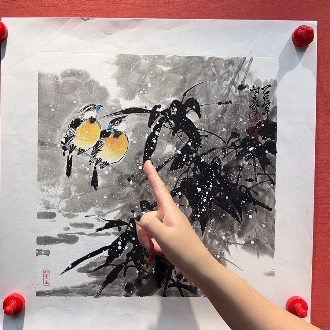 国画卢付垒国画作品