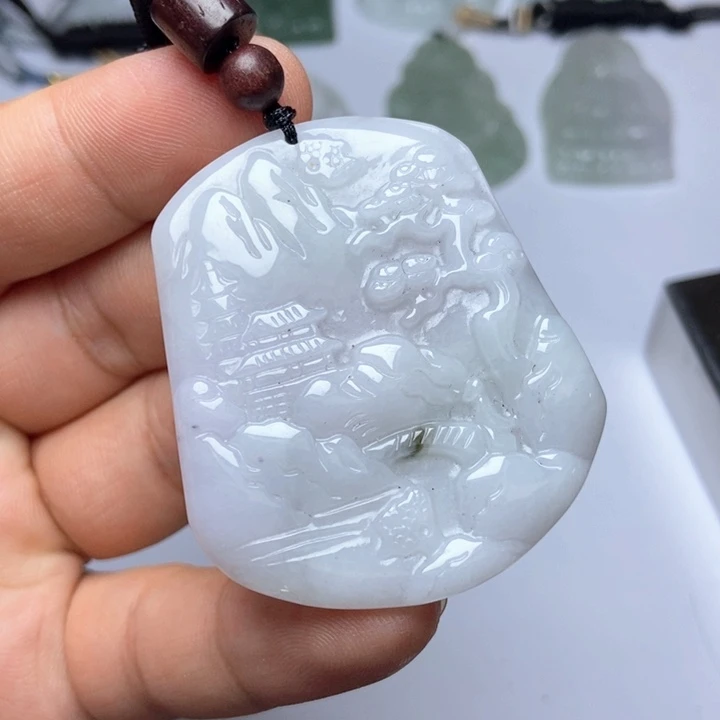 翡翠未镶嵌颈饰翡翠