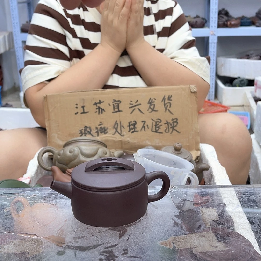 茶壶紫砂宜兴紫砂壶瑕疵