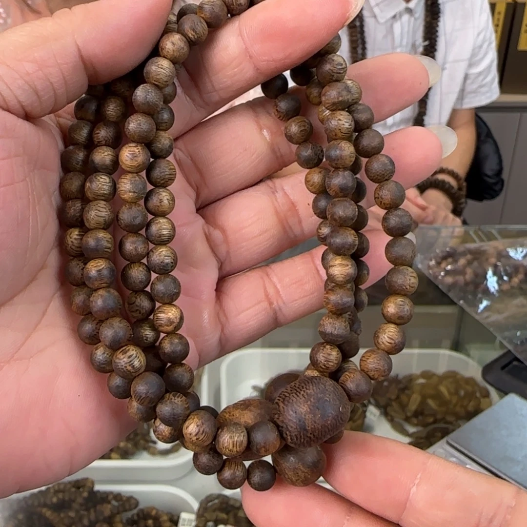 沉香手串多样性发1条06圆珠流油王高货