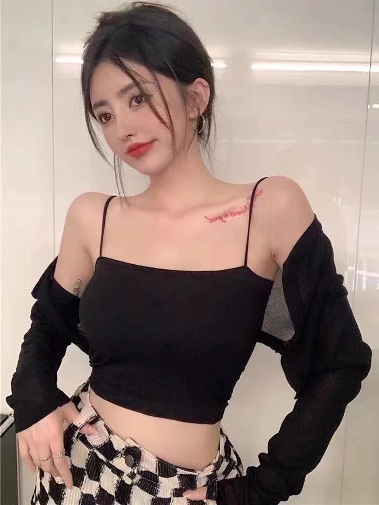 (韩傢)美背背心上衣8129款