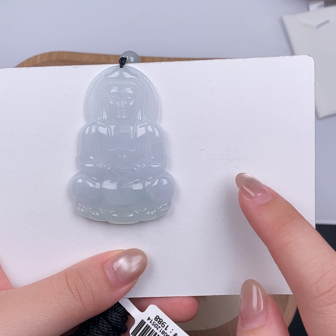 翡翠未镶嵌颈饰zc072