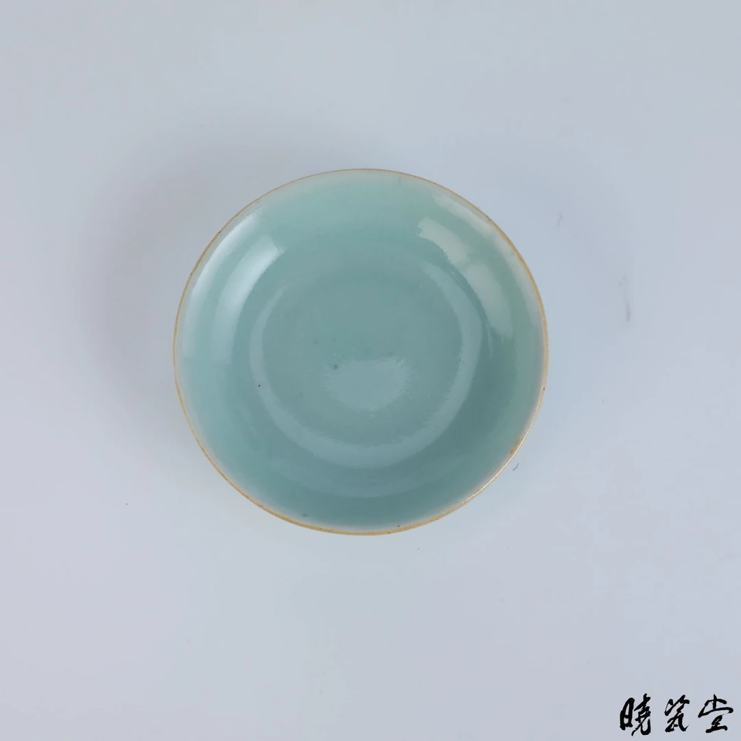 【晓瓷堂】清中期 粉青釉碟