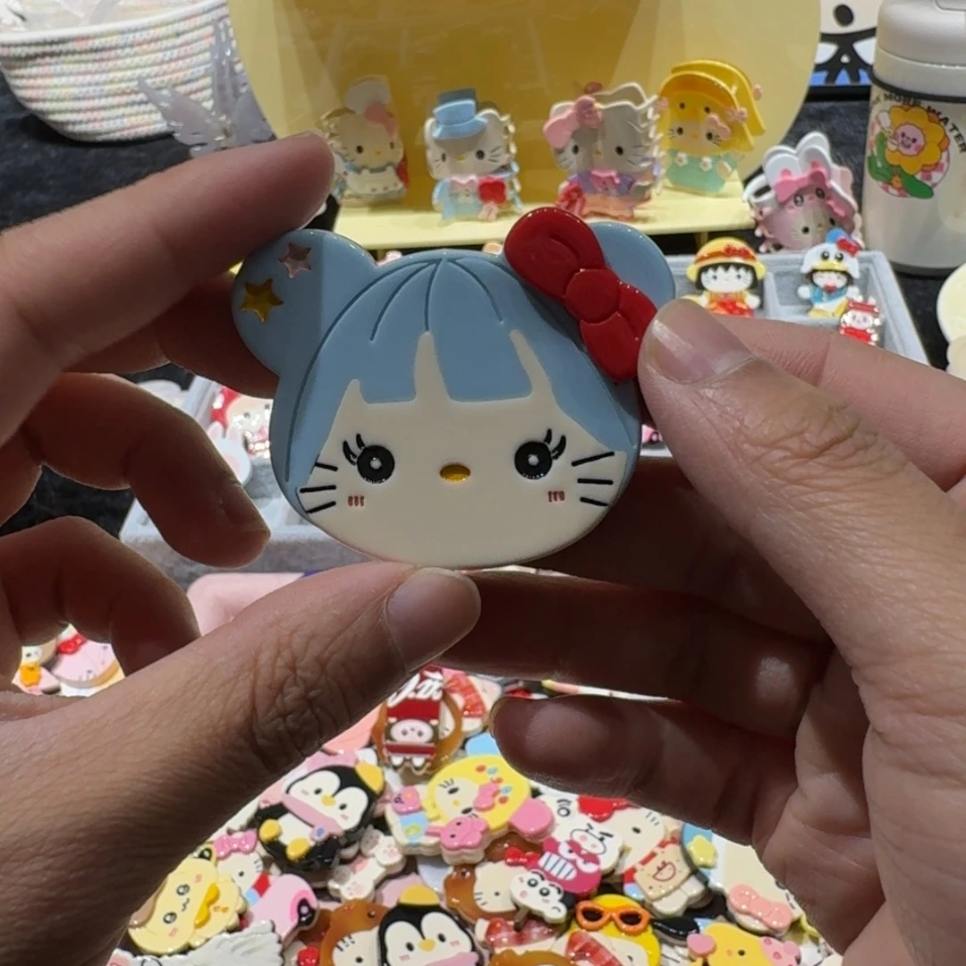 醋酸非金属蓝色丸子头
