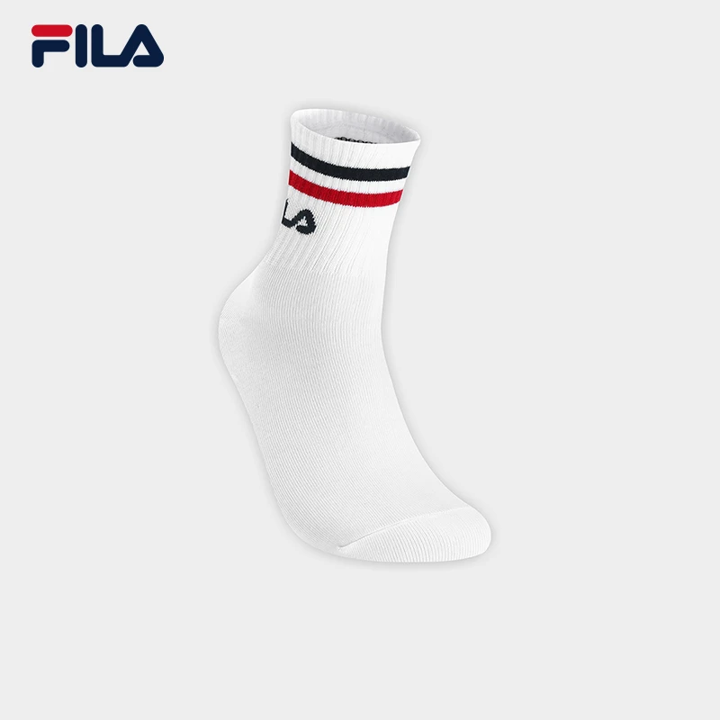 Fila/斐乐男女款春季运动休闲透气训练舒适中筒休闲袜F13M339301