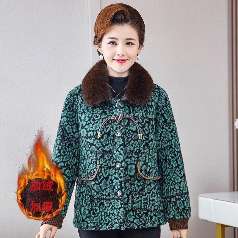 7751-新品冬季衣女装毛领加厚大码保暖减龄冬季棉服外套【五楼东】